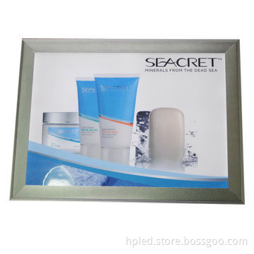 Four-side aluminum frame light box